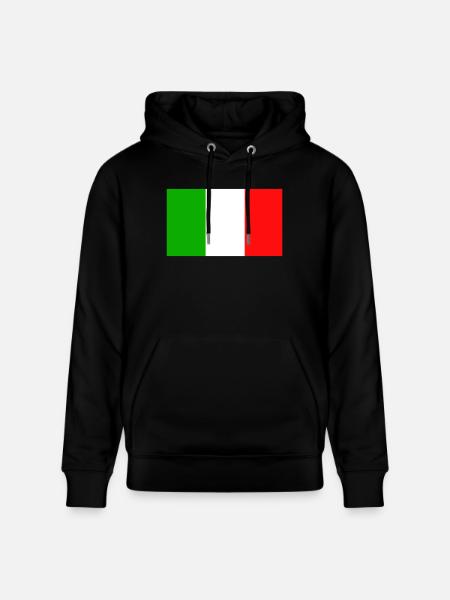 Italy flag - Stanley/Stella CRUISER Unisex Organic Hoodie - black