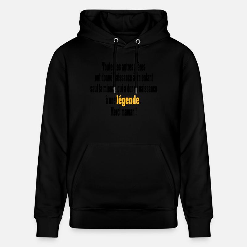 naissance d'une légende - Sweat à capuche bio CRUISER Stanley/Stella Unisexe - noir