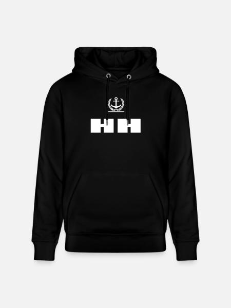 Hamburg - Stanley/Stella Unisex Bio-Hoodie CRUISER  - Schwarz