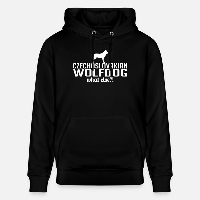 Wolfdog whatelse Tchécoslovaque - Sweat à capuche bio CRUISER Stanley/Stella Unisexe - noir