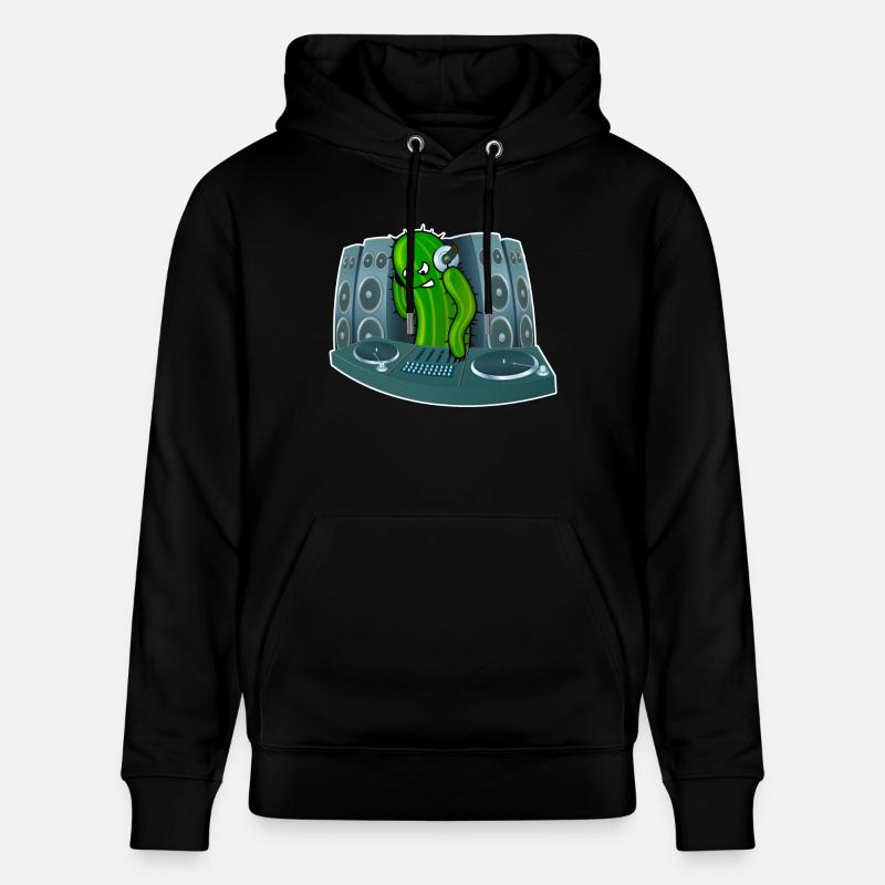 Cactus DJ - Sweat à capuche bio CRUISER Stanley/Stella Unisexe - noir