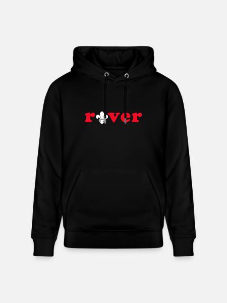 Rover Scouts - Stanley/Stella CRUISER Unisex Organic Hoodie - black