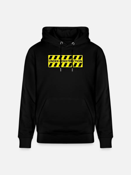 Under Construction - Stanley/Stella Unisex Bio-Hoodie CRUISER - Schwarz