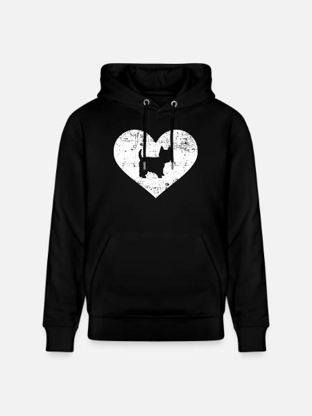 Westie - Stanley/Stella Unisex Bio-Hoodie CRUISER - Schwarz