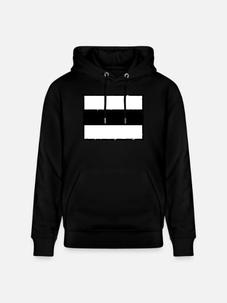 Frame shield design - Stanley/Stella CRUISER Unisex Organic Hoodie - black