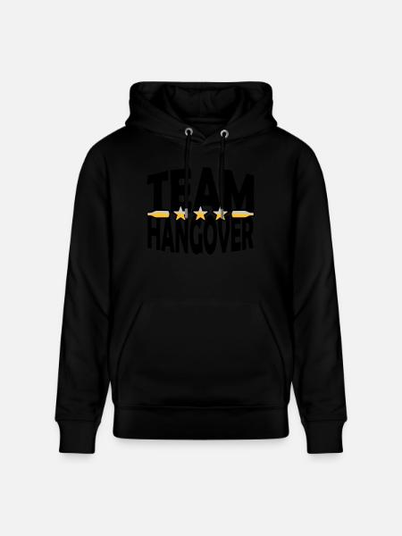 Beer bottles Team Hangover - Stanley/Stella CRUISER Unisex Organic Hoodie - black