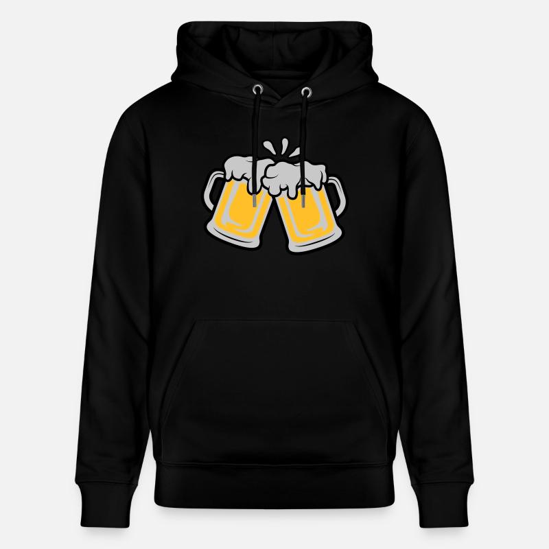 Cruches à bière grillée - Sweat à capuche bio CRUISER Stanley/Stella Unisexe - noir
