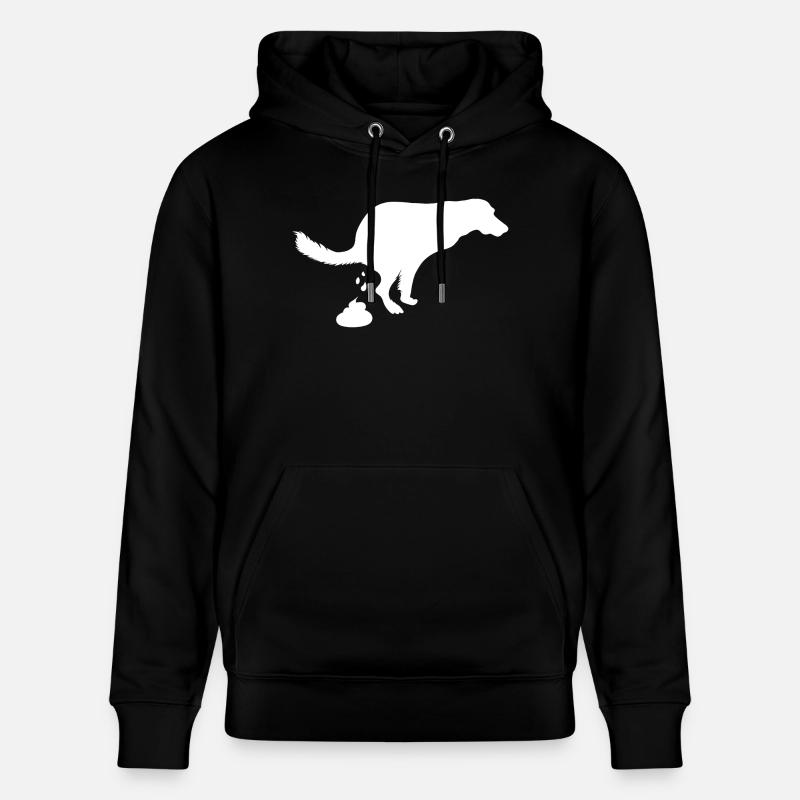 Chien hurlant chien caca - Sweat à capuche bio CRUISER Stanley/Stella Unisexe - noir