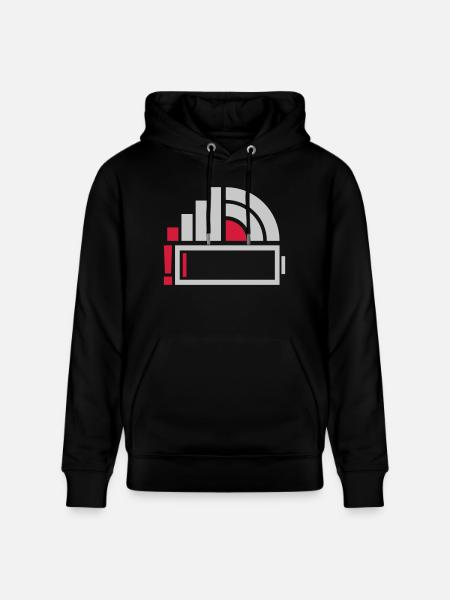 Bad Icons Smartphone Icons - Stanley/Stella CRUISER Unisex Organic Hoodie - black