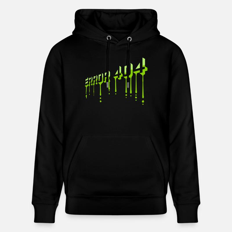Mucus Drops Erreur 404 - Sweat à capuche bio CRUISER Stanley/Stella Unisexe - noir