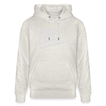 ce que je dis citation - Sweat à capuche bio CRUISER Stanley/Stella Unisexe - beige chiné - Devant - Alina (178cm) & Michal (187cm)