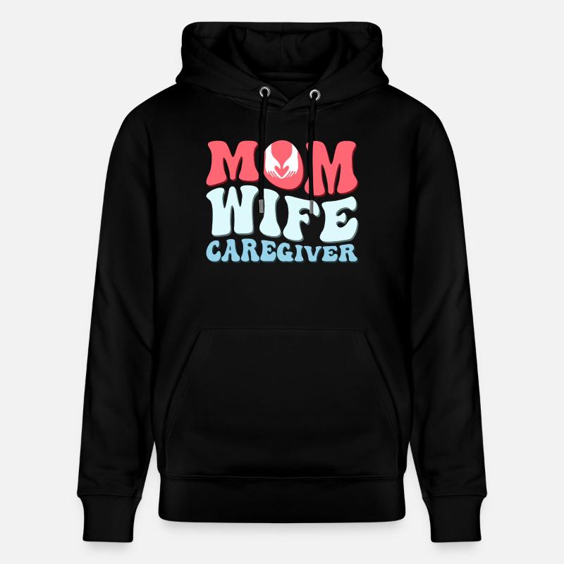 Maman Épouse Aidant - Sweat à capuche bio CRUISER Stanley/Stella Unisexe - noir
