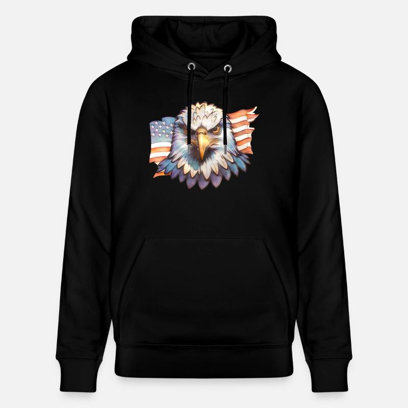 Aigle - Sweat à capuche bio CRUISER Stanley/Stella Unisexe - noir