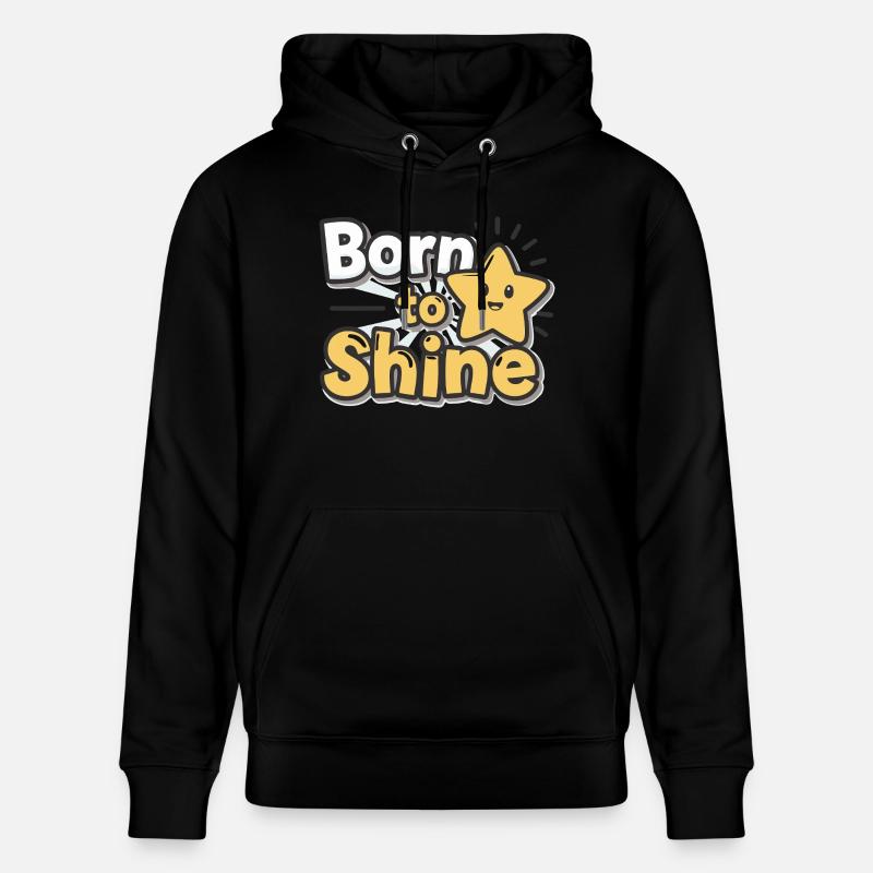 Né pour briller – Strahlender Stern - Sweat à capuche bio CRUISER Stanley/Stella Unisexe - noir