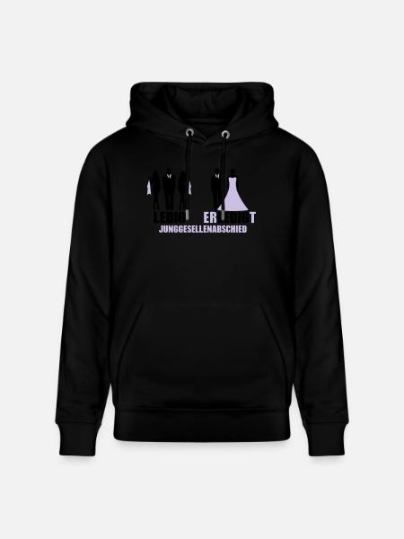 Ledig Erledigt - Stanley/Stella Unisex Bio-Hoodie CRUISER - Schwarz