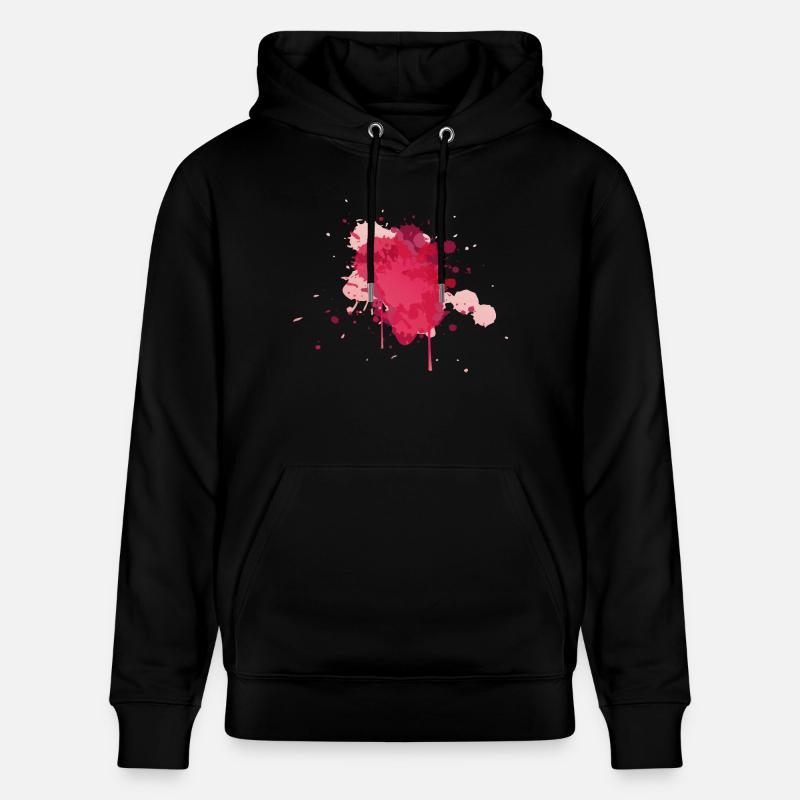 Aquarelle Splash - Sweat à capuche bio CRUISER Stanley/Stella Unisexe - noir