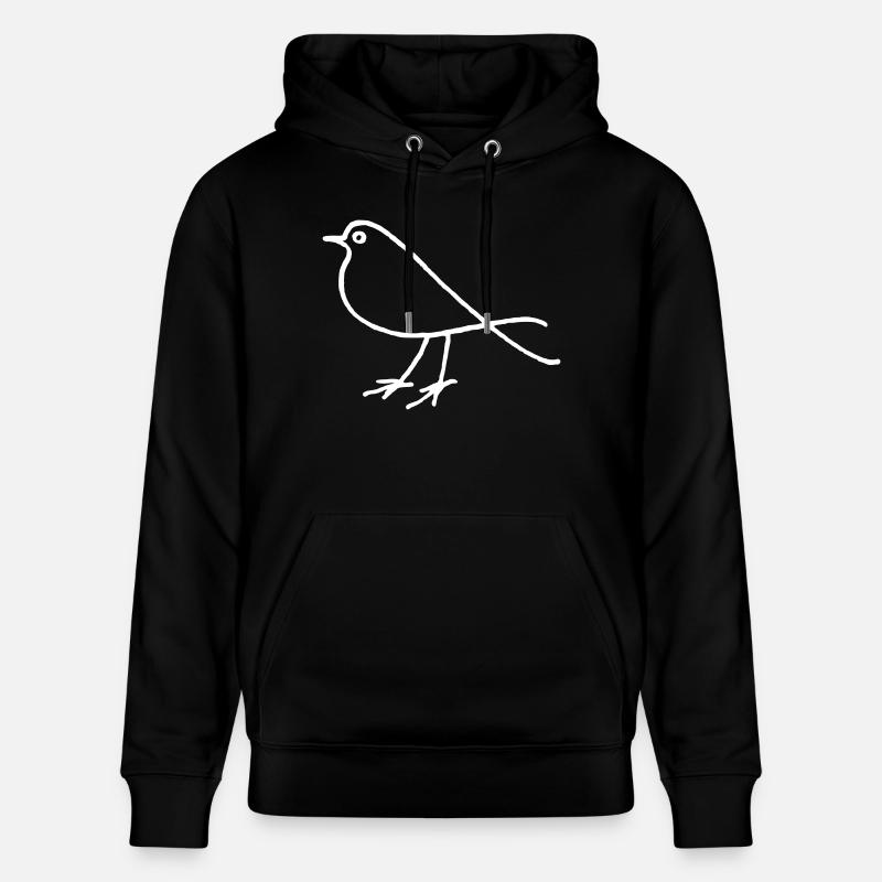 oiseau - Sweat à capuche bio CRUISER Stanley/Stella Unisexe - noir