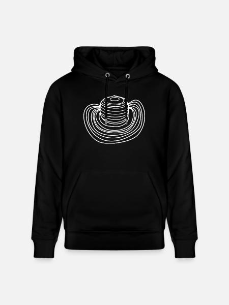 Sombrero hat - Stanley/Stella CRUISER Unisex Organic Hoodie - black