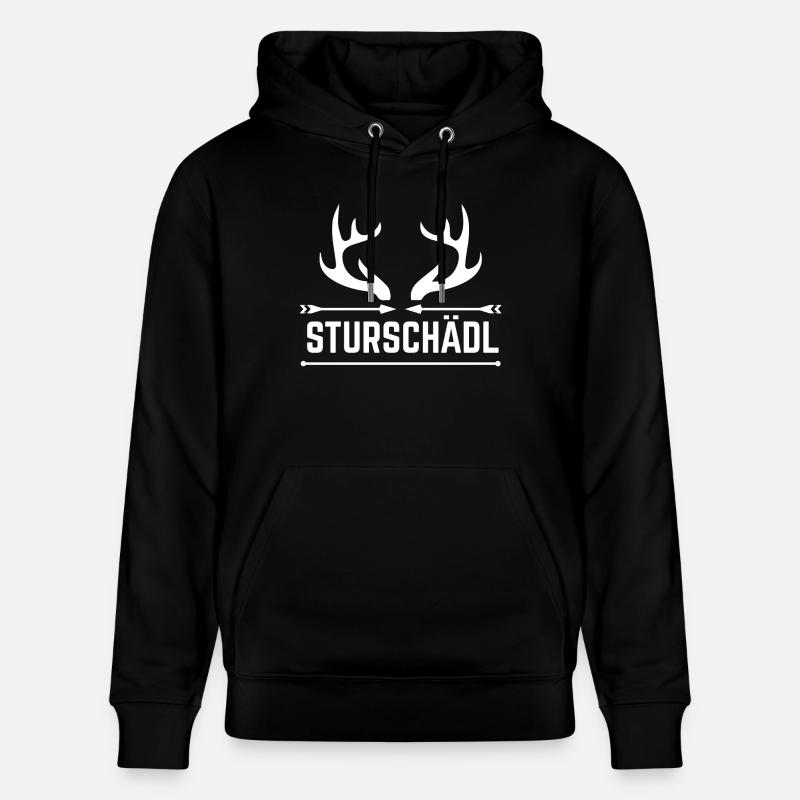 Sturschädl - Stanley/Stella Unisex Bio-Hoodie CRUISER  - Schwarz
