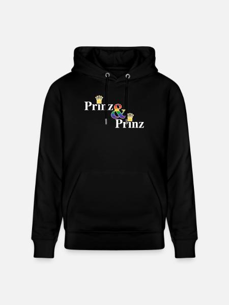 Prinz & Prinz 2 - Stanley/Stella Unisex Bio-Hoodie CRUISER  - Schwarz