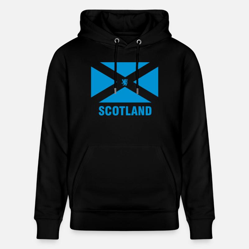 Scotland_logo1 - Sweat à capuche bio CRUISER Stanley/Stella Unisexe - noir