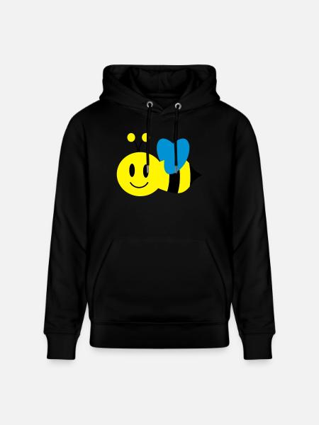 abeille - Stanley/Stella CRUISER Unisex Organic Hoodie - black