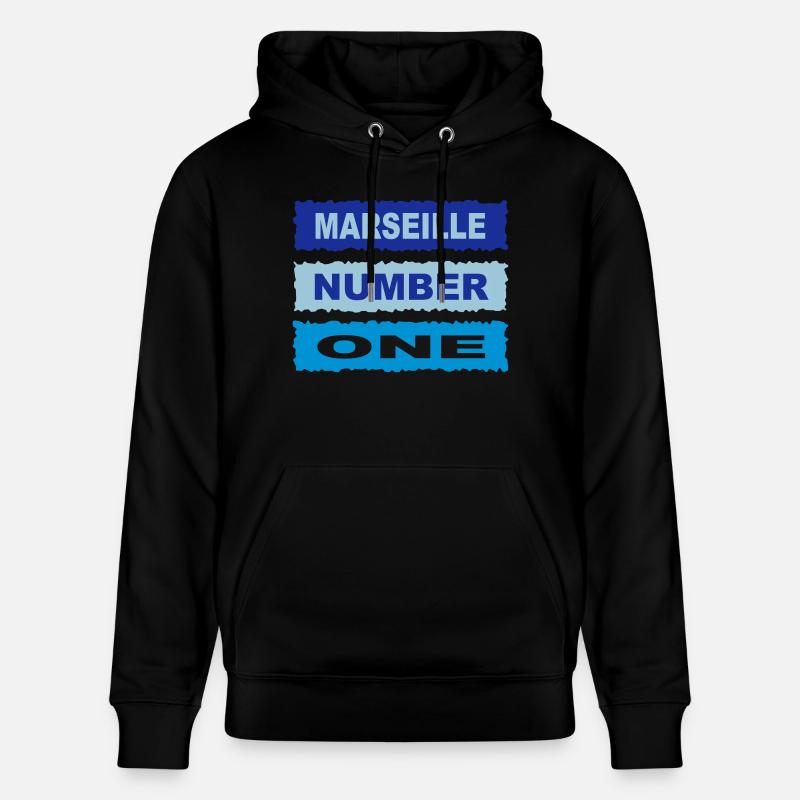 Marseille - Stanley/Stella Unisex Bio-Hoodie CRUISER - Schwarz