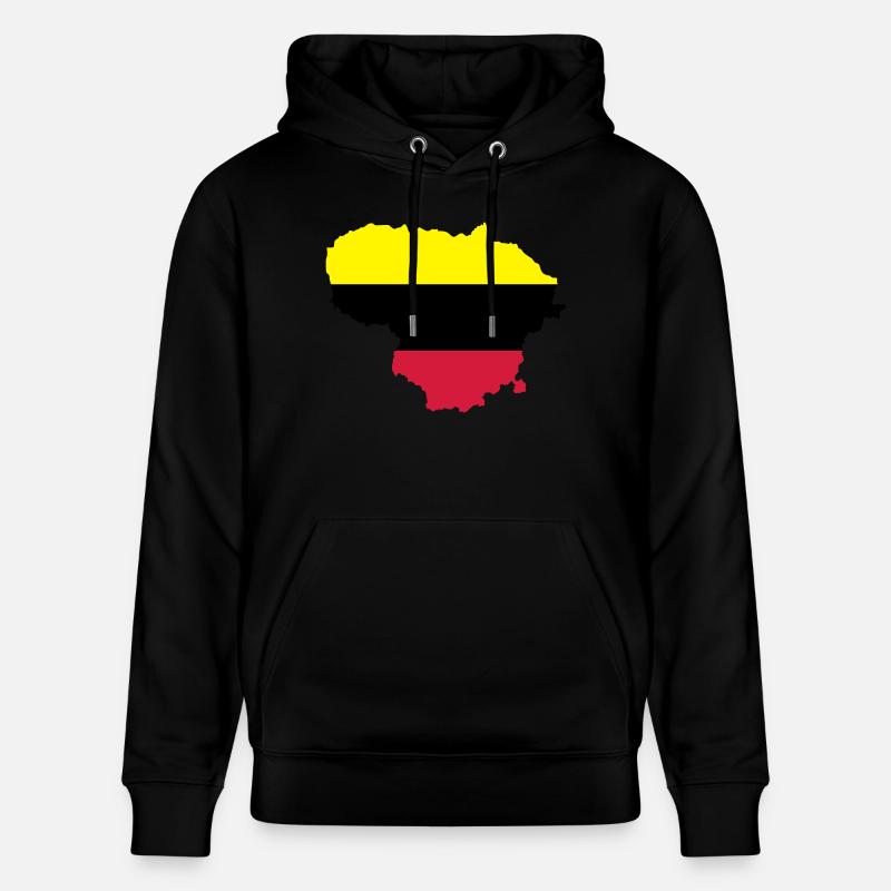 Litauen - Stanley/Stella Unisex Bio-Hoodie CRUISER - Schwarz