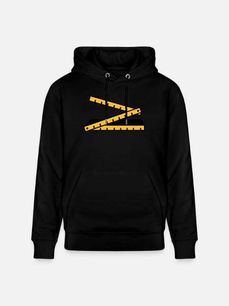 Folding rule - Stanley/Stella CRUISER Unisex Organic Hoodie - black