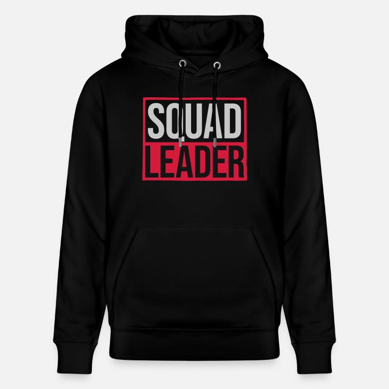 Bouclier de chef d’équipe - Sweat à capuche bio CRUISER Stanley/Stella Unisexe - noir