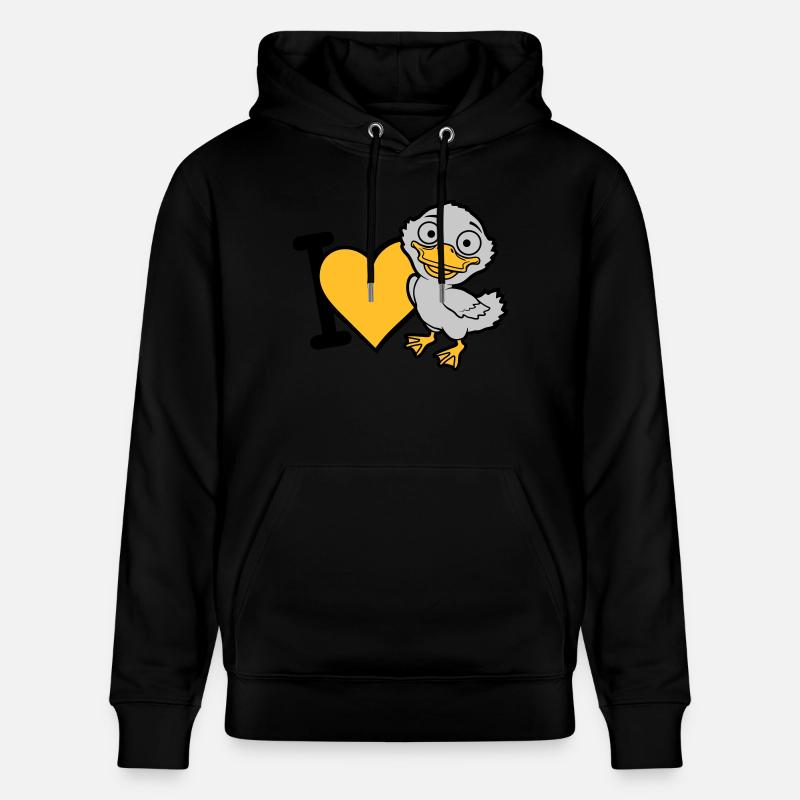 J’adore ducklings Comic - Sweat à capuche bio CRUISER Stanley/Stella Unisexe - noir
