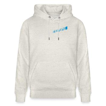 being old people age - Stanley/Stella CRUISER Unisex Organic Hoodie - heather oatmeal - Front - Alina (178cm) & Michal (187cm)