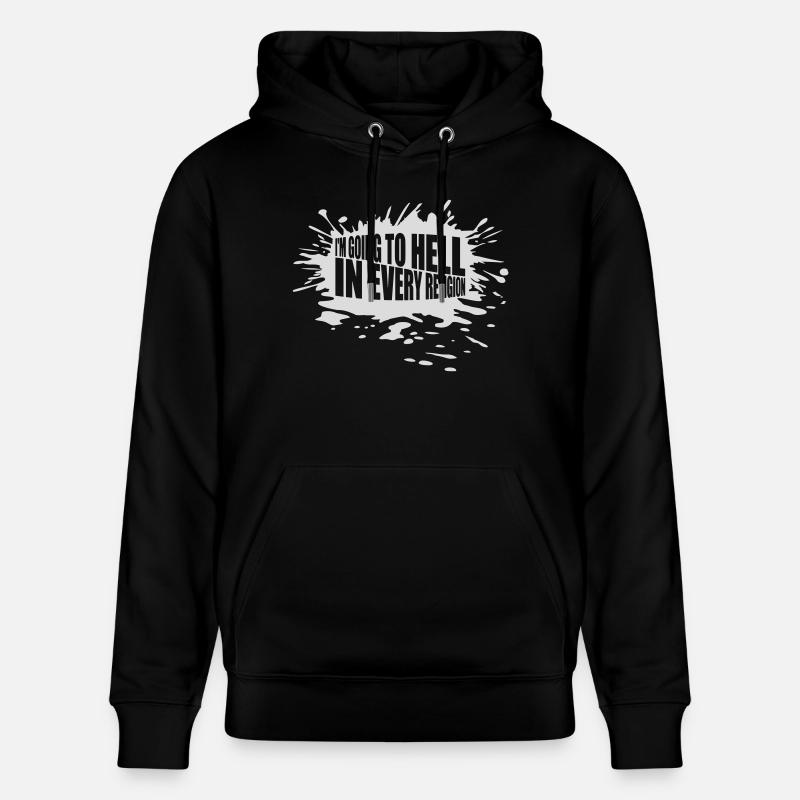 im going to hell - Stanley/Stella Unisex Bio-Hoodie CRUISER  - Schwarz
