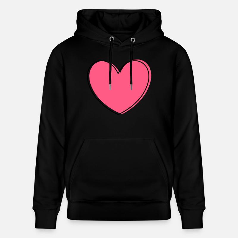 Cadeaux Saint-Valentin Cadeau Saint-Valentin - Sweat à capuche bio CRUISER Stanley/Stella Unisexe - noir