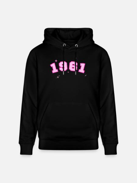 1961 Rosenstern - Stanley/Stella Unisex Bio-Hoodie CRUISER - Schwarz