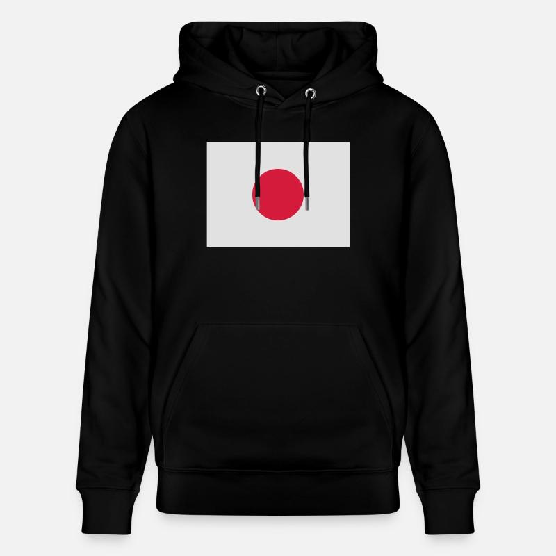 drapeau japonnais - Sweat à capuche bio CRUISER Stanley/Stella Unisexe - noir