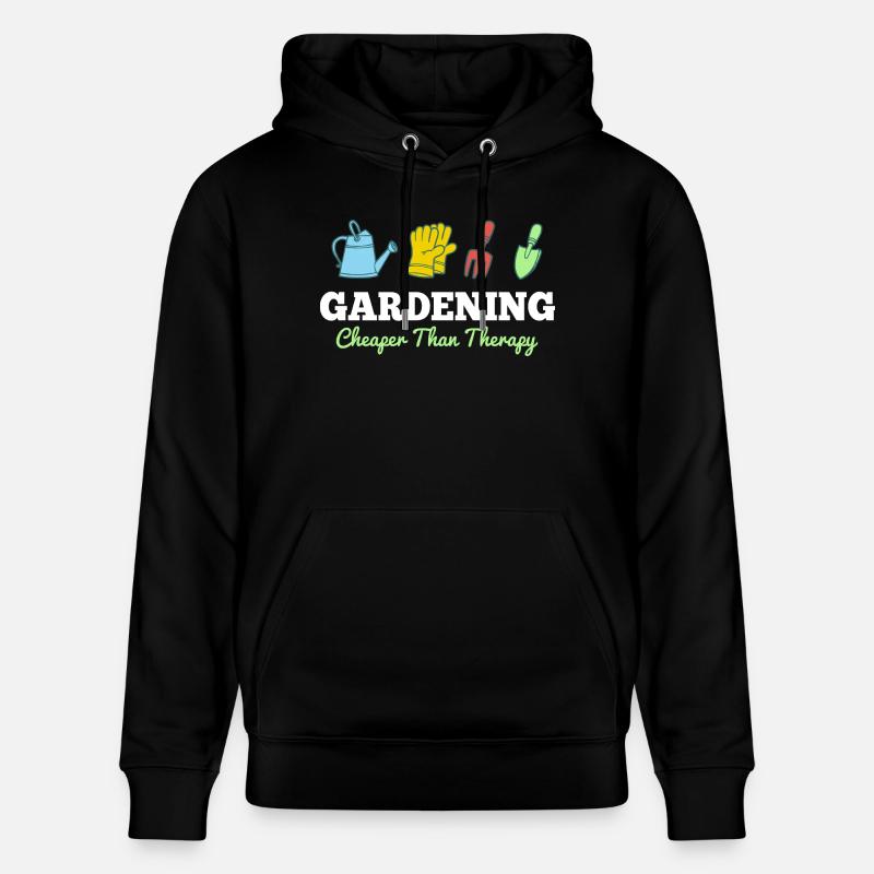 Gardening - Sweat à capuche bio CRUISER Stanley/Stella Unisexe - noir