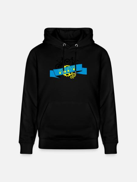 Mountain Biking - Downhill Ride Compilation - Stanley/Stella CRUISER Unisex Organic Hoodie - black