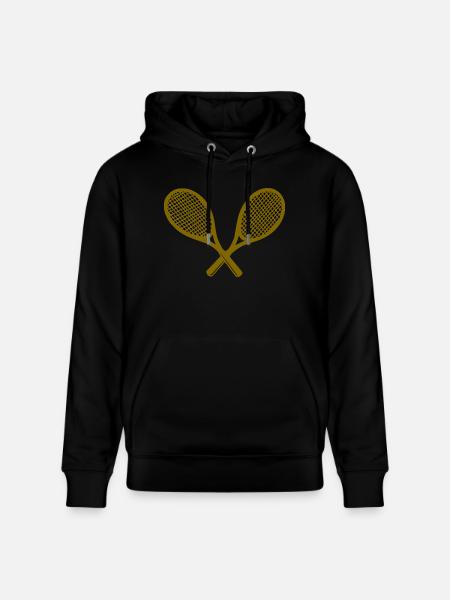 Tennisschläger - Stanley/Stella Unisex Bio-Hoodie CRUISER  - Schwarz