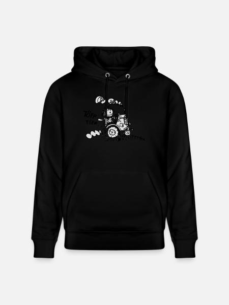 Trecker - Stanley/Stella Unisex Bio-Hoodie CRUISER - Schwarz