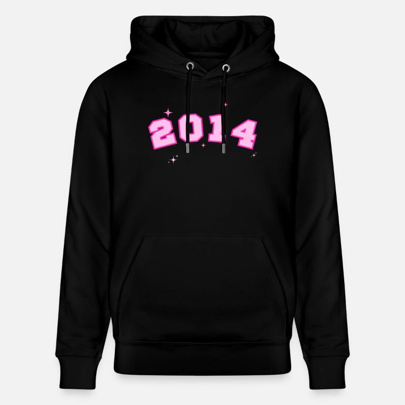 2014 rose étoile - Sweat à capuche bio CRUISER Stanley/Stella Unisexe - noir