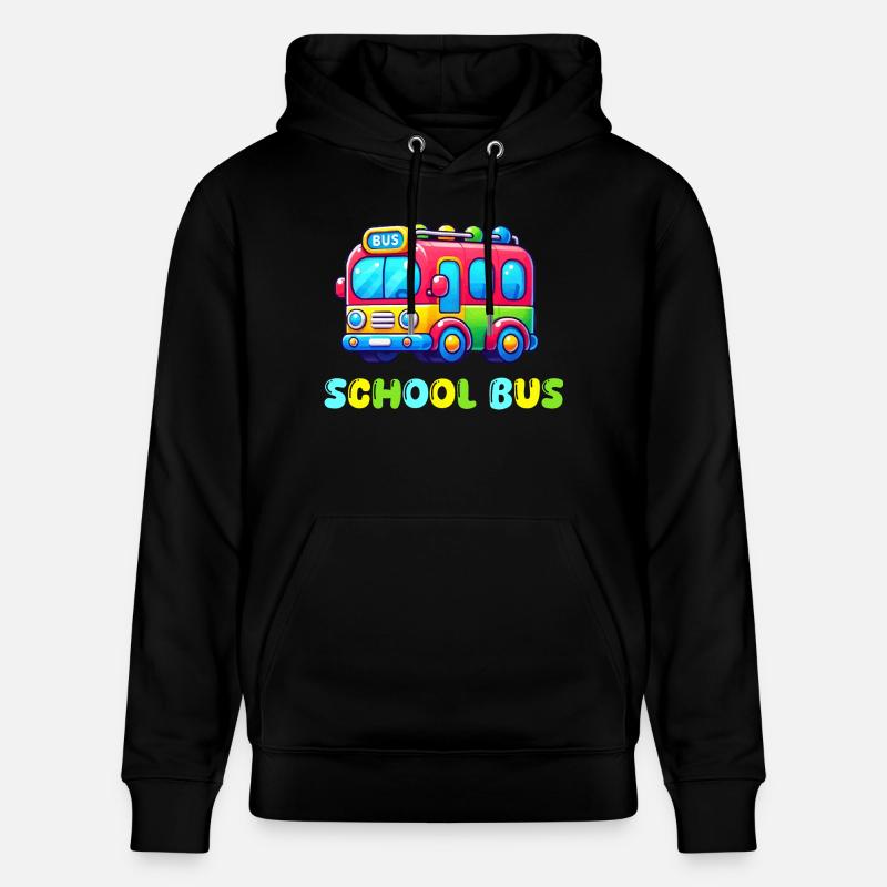 École de bus - Sweat à capuche bio CRUISER Stanley/Stella Unisexe - noir