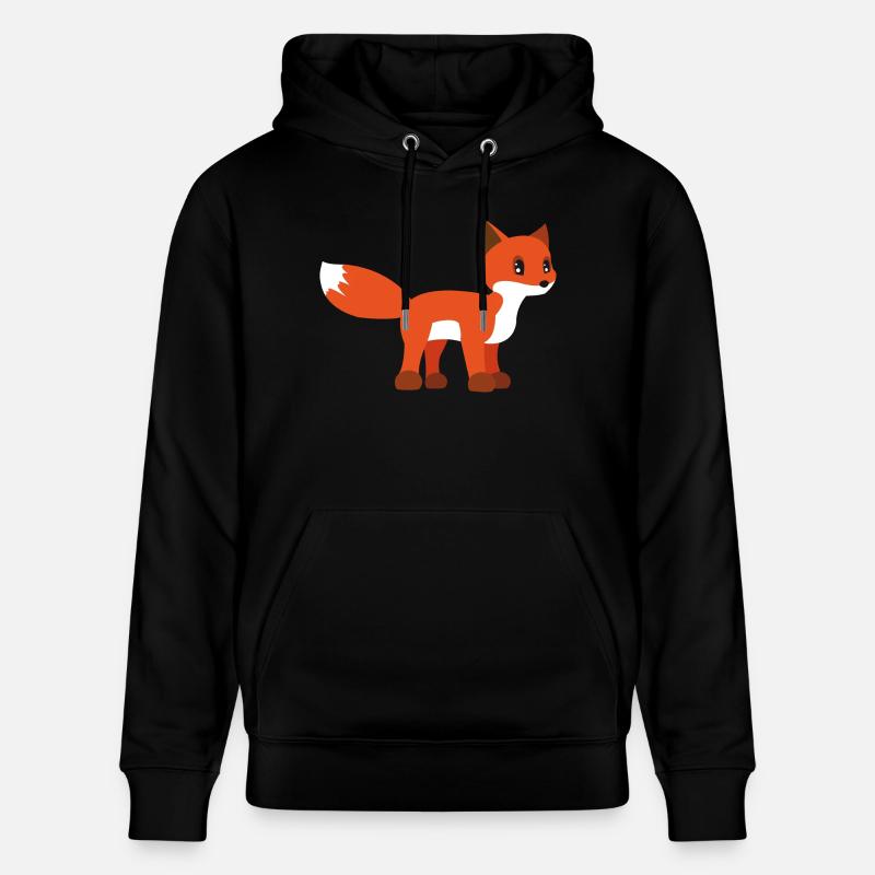 Fuchs - Stanley/Stella Unisex Bio-Hoodie CRUISER  - Schwarz