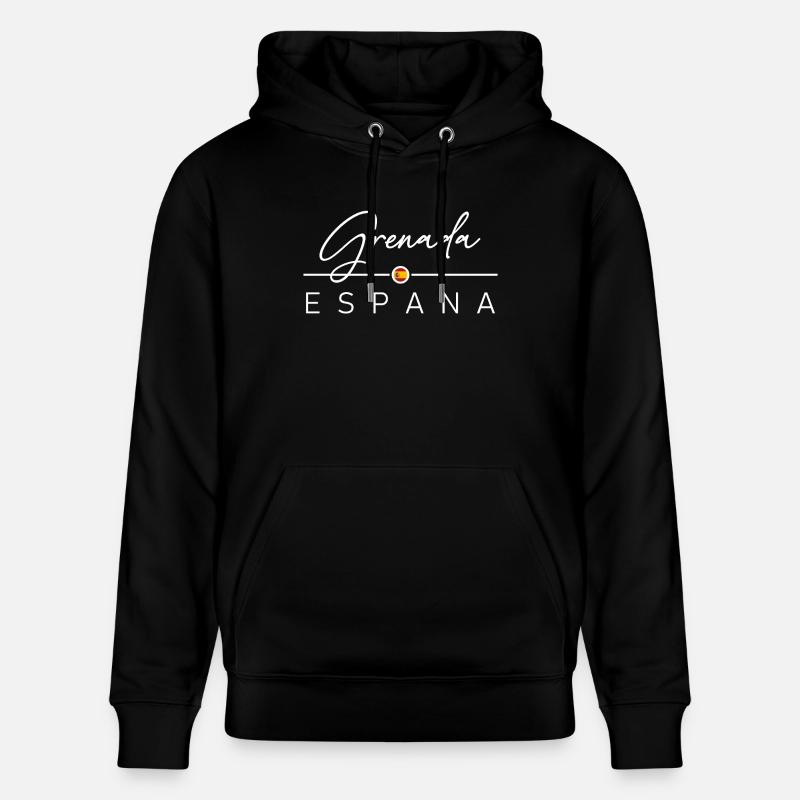 Espagne - Grenade - Espagne - España - Sweat à capuche bio CRUISER Stanley/Stella Unisexe - noir