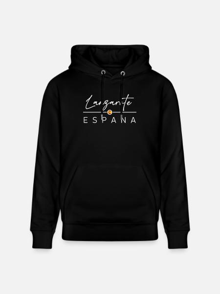 Spain - Lanzarote - Spain - España - Stanley/Stella CRUISER Unisex Organic Hoodie - black