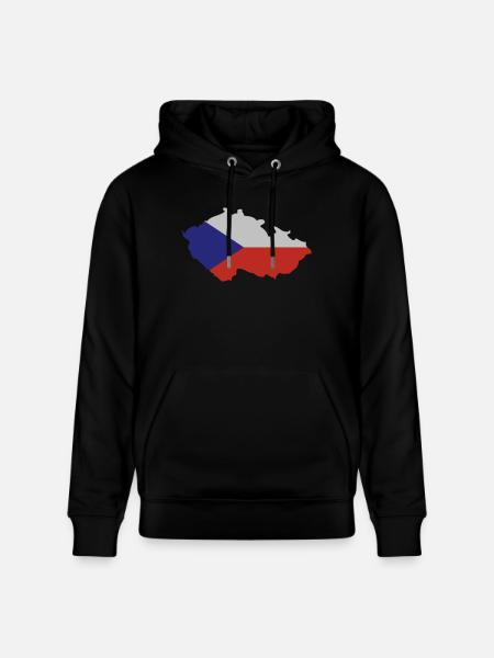 Czech Republic Shape - Stanley/Stella Unisex Bio-Hoodie CRUISER  - Schwarz