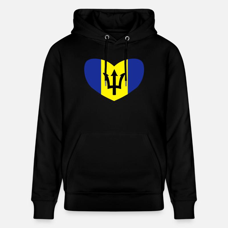 I love Barbados - Sweat à capuche bio CRUISER Stanley/Stella Unisexe - noir