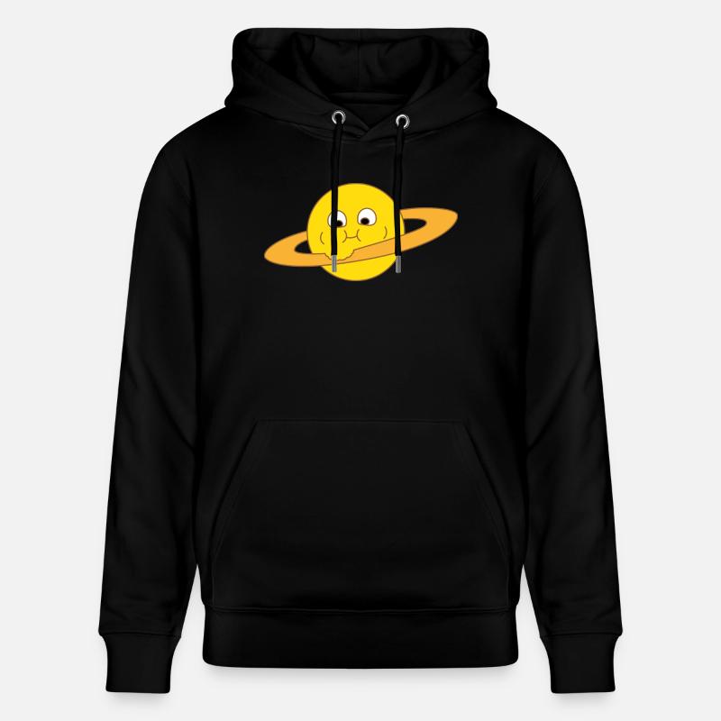 Dicker Saturn - Stanley/Stella Unisex Bio-Hoodie CRUISER  - Schwarz