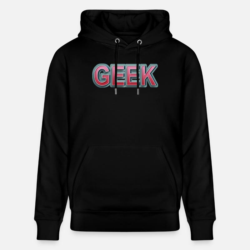 GEEK bande dessinée rétro - Sweat à capuche bio CRUISER Stanley/Stella Unisexe - noir