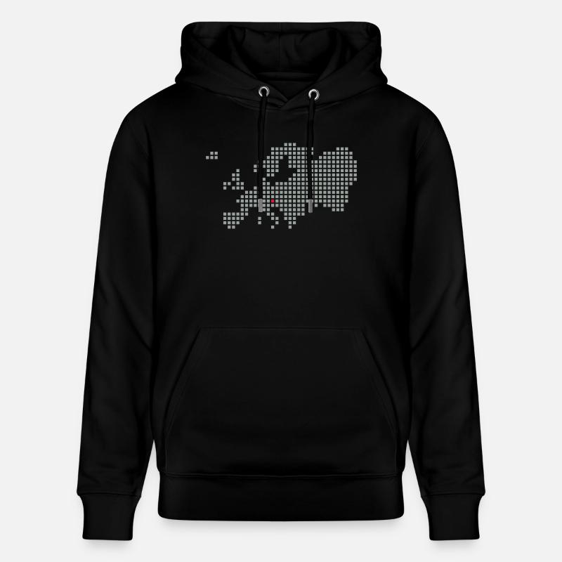 Vienna Brno Bratislava Graz Budapest - Sweat à capuche bio CRUISER Stanley/Stella Unisexe - noir